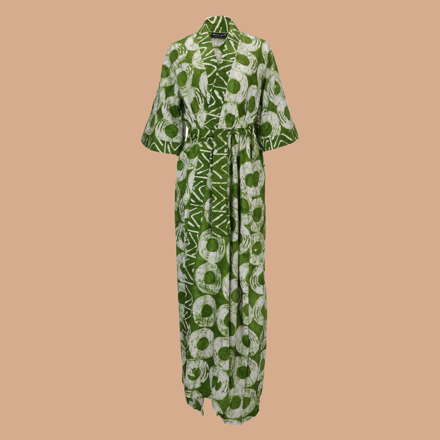 Dreams Green Àdìrẹ Hand Dyed Afrobe