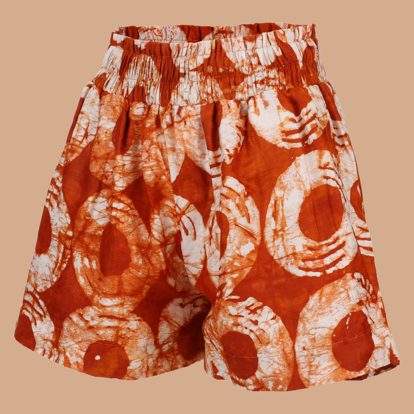 Dreams Orange Àdìrẹ Hand Dyed Shorts