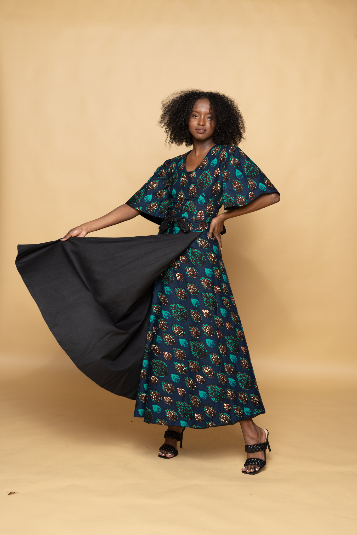 Fea Reversible Wrap Skirt