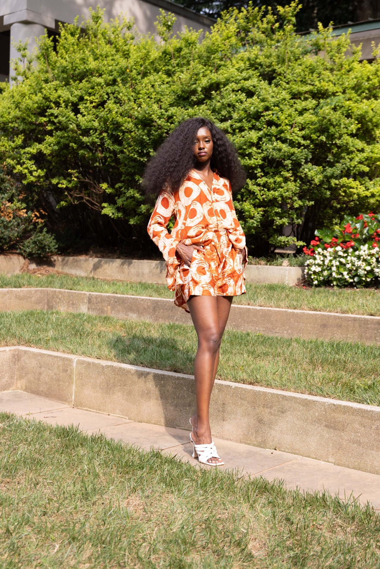 Dreams Orange Àdìrẹ Hand Dyed Shorts
