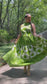 Mafarki Green Àdìrẹ Hand Dyed Maxi Dress