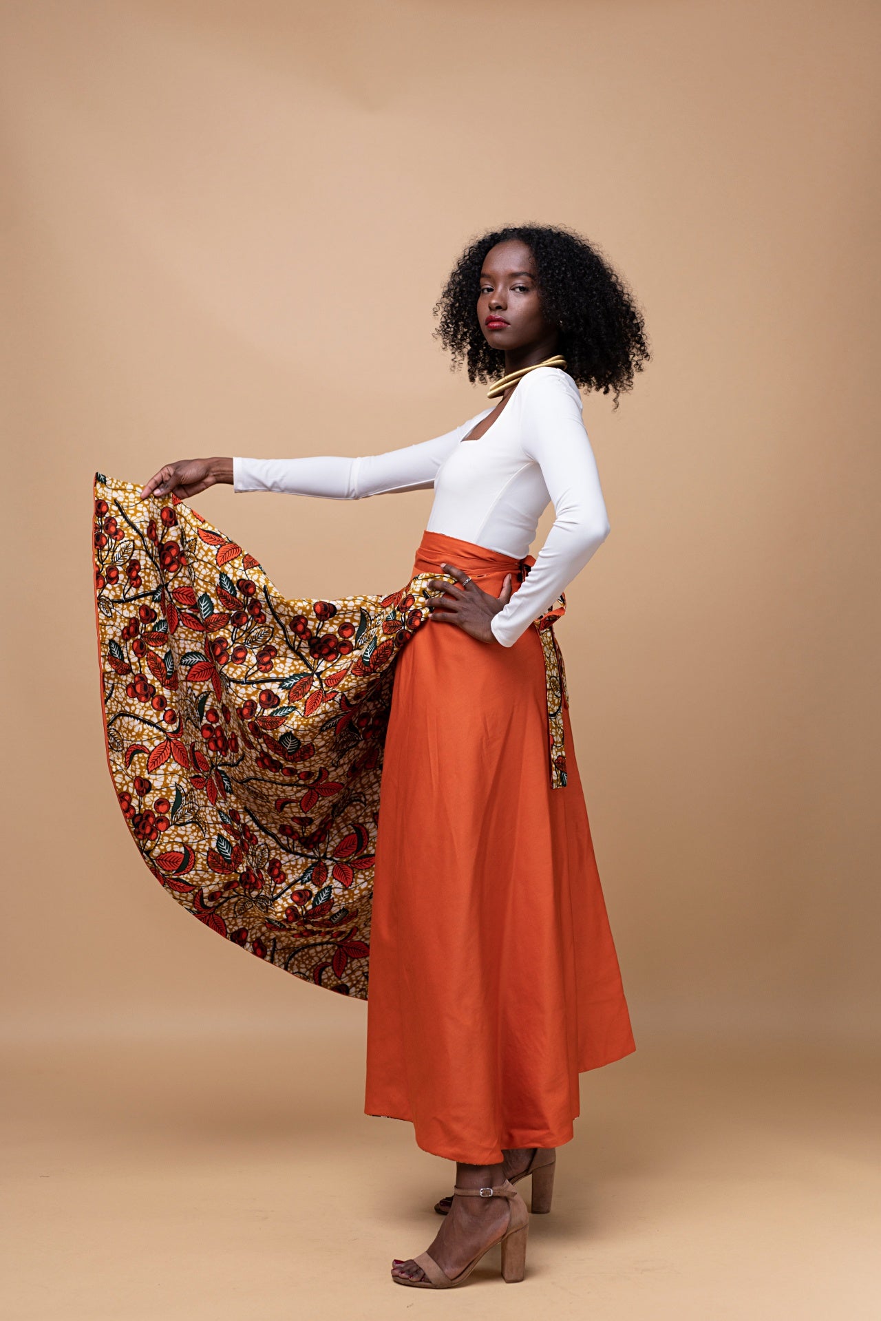 Keeya Reversible Wrap Skirt