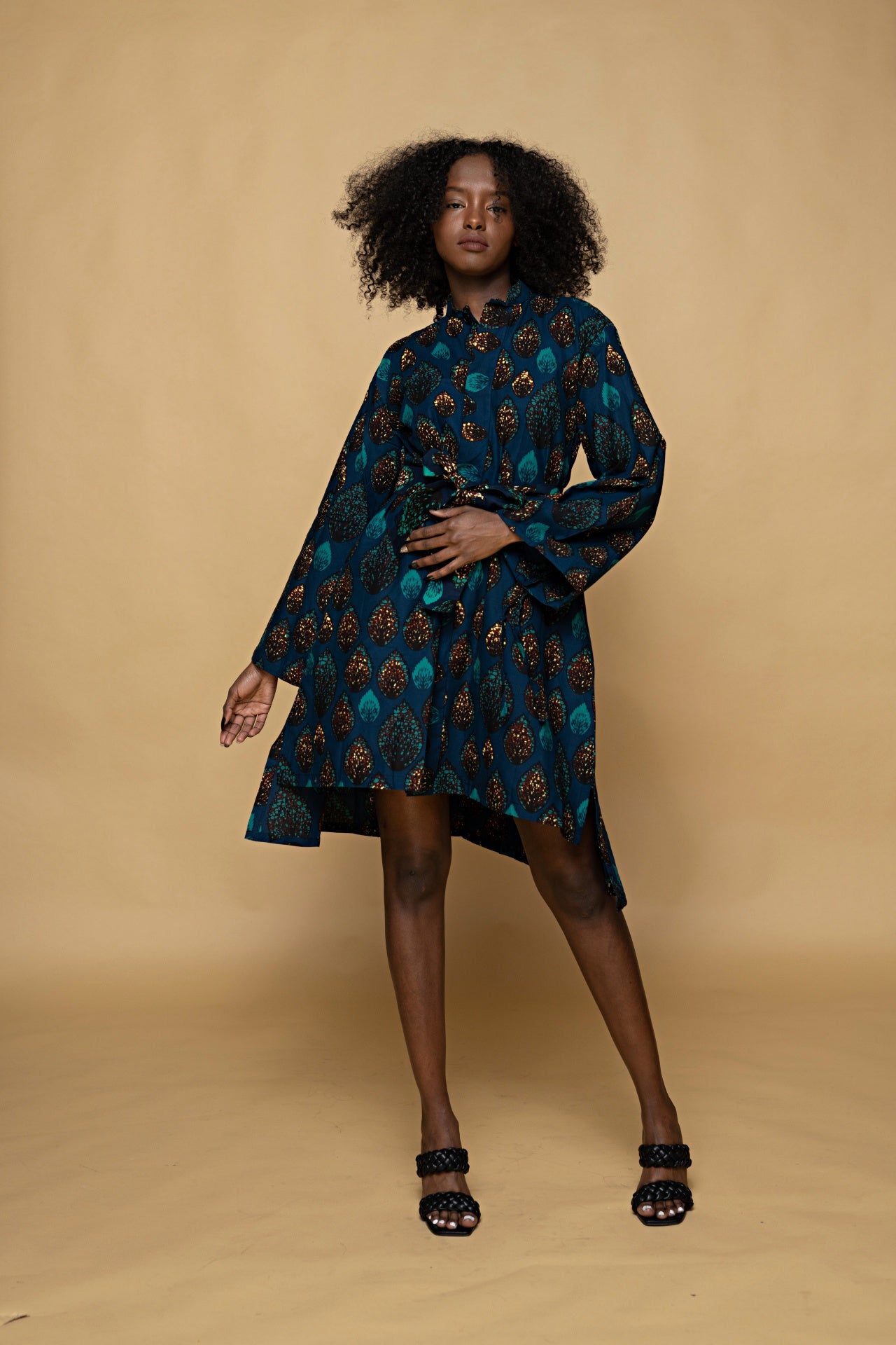 Fea Oversized Shirt Dress