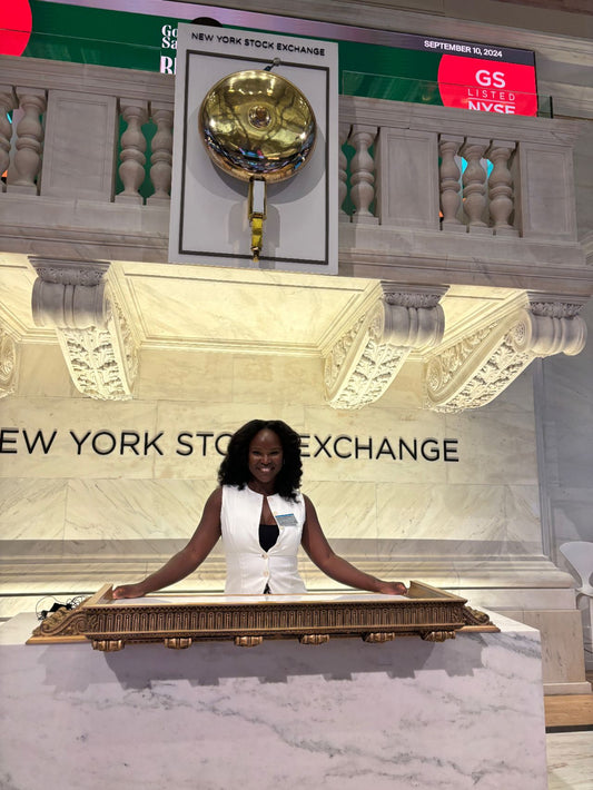 Ringing the NYSE Bell, Wearing My Roots: My Journey with Goldman Sachs as a Black Woman Founder