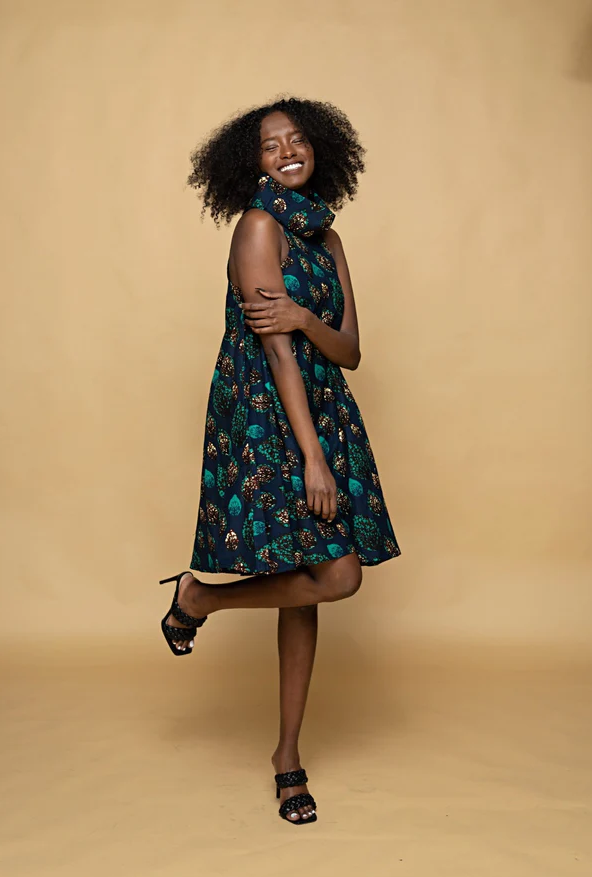 Wear Elegance with the Fea Print: Inspired by Peacock Feathers