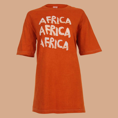 Africa Africa Africa Àdìrẹ Hand Dye Shirt