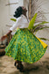 Yellow Palm Reversible Wrap Skirt (Pre-Order)