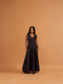 Palm Black & White Gemini Reversible Maxi Dress
