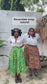 Orange Palm Reversible Wrap Skirt (Pre-Order)